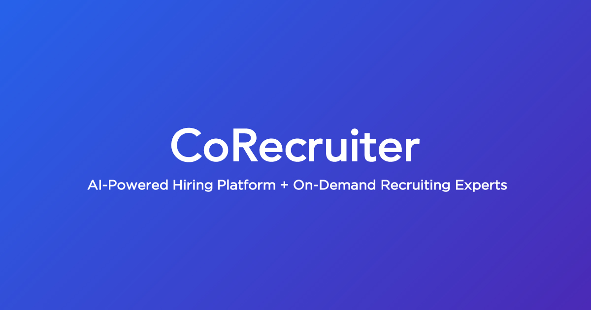 Core Rcruiter CoRecruiter - AI-Powered Hiring Platform + On-Demand Recruiting Experts